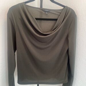 Banana Republic Olive Green Long Sleeve Top
